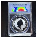 1994 ANACS MS70DCAM Silver Kookaburra, Mint Fresh