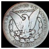 1890 CC Morgan Silver Dollar Slot Filler, polished