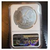 2022-W NGC MS 70 Silver Eagle, Mint Fresh, Early Releases