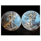 (2) Mint Fresh 2013 Silver Eagles