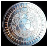 BU 2017 Silver Shield Solzhenitsyn disOBEY 1oz .999 Silver Round