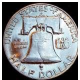 Uncirculated 1960-D Franklin Half Dollar, Full Mint Luster