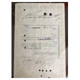 Framed Southern Railway Co. Cancelled Stock Certificate - No Shipping on this Item