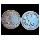 XF 1943-D & Better Date 1917-S Walking Liberty Half Dollars
