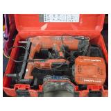 Hilti® 21.6V Cordless Concrete Nailer BX3-22 with Battery, Hilti C 6-22 Charger, Case