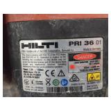 Hilti® PR36 Rotating Green Laser with Case, Remote Control, Stand and (1) Battery