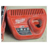 Milwaukee® M12 Red Lithium 3/8' Crown Stapler 2447-20 with Battery, Charger