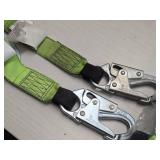 Lot of (3) Safewaze 18' D-Ring Extender - Snap Hook, D-Ring