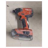 Hilti® 21.6V Impact Driver SID4-A22 with B22 2.6 Li-ion Battery