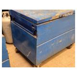 Rolling Job Box 4' x 2-1/2' x 3'1'