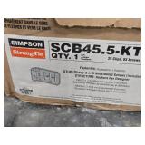 Lot of (2 Boxes) Simpson Strong Tie Bypass Side Clip SCB45.5-K 25-count ( 50 total items )