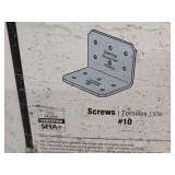 Lot of (1 Bucket / ~90) Simpson Strong Tie 12-GA Rigid Angle Clips RCA223/97-R90 2' x 2' x 3'