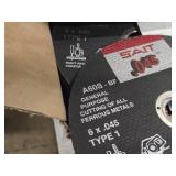 Lot of (50) United Abrasives 6' 7/8-Grade .045-Grit Type-1 Cut-Off Wheels for Portable Saws