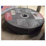 Lot of (20) United Abrasives 6' 7/8-Grade .045-Grit Type-1 Cut-Off Wheels for Portable Saws