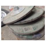 Lot of (8) Right Angle Grinding Wheels 7'x1/4'x5/8'-11