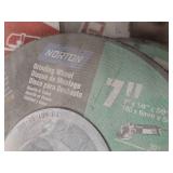 Lot of (8) Right Angle Grinding Wheels 7'x1/4'x5/8'-11