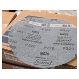 Lot of (4 Boxes) Norton Mesh Power 9' 220-Grit Ceramic Sanding Discs 15-count ( 60 total items )