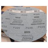 Lot of (3 Boxes) Norton Mesh Power 9' 220-Grit Ceramic Sanding Discs 15-count ( 45 total items )