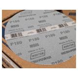 Lot of (4 Boxes) Norton Mesh Power 9' 180-Grit Ceramic Sanding Discs 15-count ( 60 total items )