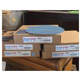 Lot of (5 Boxes) Norton Mesh Power 9' 80-Grit Ceramic Sanding Discs 15-count ( 75 total items )
