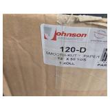 (1 box) Johnson Abrasives Smooth-Kut Floor Sanding Paper Roll 12'x50yd 120-D Grit + (1/2 Box) 3M Floor Surfacing Roll 12'x50yd 120-grit