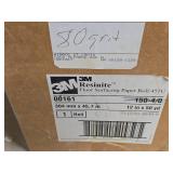 (1/2 Box) 3M Floor Surfacing Roll 12'x50yd 80-grit + (2/3 Box) 3M Floor Surfacing Roll 12'x50yd 100-grit