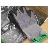 Lot of (54 Pairs) Global Gloves Lightweight Nylon Lycra Seamless-Knit Nitrile Polyurethane Coated Gloves