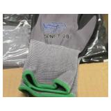 Lot of (54 Pairs) Global Gloves Lightweight Nylon Lycra Seamless-Knit Nitrile Polyurethane Coated Gloves