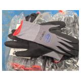 Lot of (24 Pairs) Global Gloves Lightweight Nylon Lycra Seamless-Knit Nitrile Polyurethane Coated Gloves