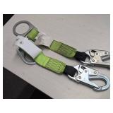 Lot of (2) Safewaze 18' D-Ring Extender - Snap Hook, D-Ring FS813 (in original packaging)