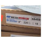 Lot of (4 Boxes) Norton Mesh Power 9' 220-Grit Ceramic Sanding Discs 15-count ( 60 total items )