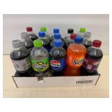 Variety of 20oz Bottles of Pop