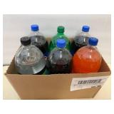 6x Variety of 2 Liter Bottles Of Pop