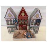 3x 12oz Winter Festive Houses-w/Speculoos House Cookies