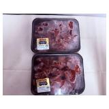 EE. 2x 1.6lbs USDA Choice Boneless Beef Stew Meat