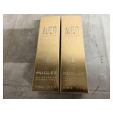 2x 3.3oz Alien Goddess Mugler Eau De Parfum-Recharge-Refill