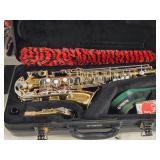 Yamaha Advantage Alto Saxophone YAS-200ADII with Case, Strap and Cleaning Equipment