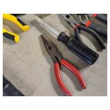 Master Force Soft Side Tool Bag with Hand Tools - Snips, Pliers, Drill Bit Sets, Screwdrivers