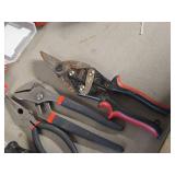 Master Force Soft Side Tool Bag with Hand Tools - Snips, Pliers, Drill Bit Sets, Screwdrivers