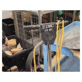 Edic Commercial 1.5-HP Floor Scrubber / Polisher 17LS3-SS with Assorted Floor Scrub/Polish Pads