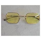 Chrome Hearts Chuck Model Square Gold Frame 45-23-135