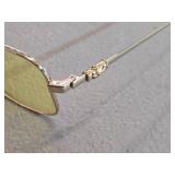 Chrome Hearts Chuck Model Square Gold Frame 45-23-135
