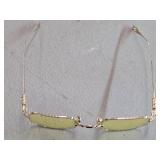 Chrome Hearts Chuck Model Square Gold Frame 45-23-135