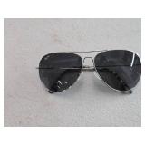 Maui Jim Mavericks Aviator Style Sunglasses - Polarized, Titanium Frame MJ264-17