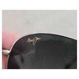 Maui Jim Mavericks Aviator Style Sunglasses - Polarized, Titanium Frame MJ264-17