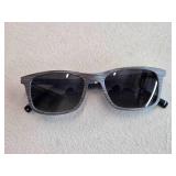 Gold & Wood Twenty Neo 01 Model Sunglasses - Wooden and Blue Acetate Frame 54-18-145