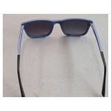 Gold & Wood Twenty Neo 01 Model Sunglasses - Wooden and Blue Acetate Frame 54-18-145