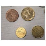 Lot of (22) Foreign Coins