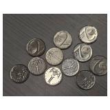 Lot of (22) Foreign Coins
