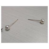 (3) Assorted Earrings (no set) and (2) Broach Pins